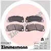 Zimmermann Kit de plaquettes de frein, frein à disque pb:z 25519.200.9