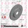 Disque de frein DISQUE DE FREIN SPORT COAT Z 590.2834.52 Zimmermann 590.2834.52