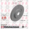 Disque de frein COAT Z 590.2834.20 Zimmermann 590.2834.20