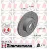 Disque de frein DISQUE DE FREIN SPORT COAT Z 150.2975.52 Zimmermann 150.2975.52