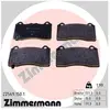 OTTO ZIMMERMANN GMBH Plaquettes de frein X4 pour FORD: Focus (Ref: 22569.150.1)