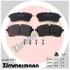 Zimmermann Kit de plaquettes de frein, frein à disque 22485.190.1