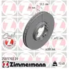 Disque de frein COAT Z 250.5702.20 Zimmermann 250.5702.20