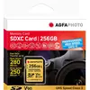 AgfaPhoto Carte Mémoire SD SDXC UHS II 10623 256Go 280Mo/s Micro SDXC U3 V90 Noir