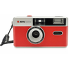 Appareil photo argentique compact AgfaPhoto 35mm Réutilisable Silver/Rouge