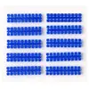 Puzzle Ministeck: 10x 1 bandes kleuren punt (donkerblauw)  - Puzzle  - 32602 