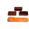 LEGO : 100 briques 2x4 rouge-brun avec séparateur de briques