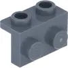 LEGO : 20x Winkelplatte Dunkelgrau 1x2 / 1x2