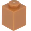 LEGO : 100x Stein 1x1 en 'Medium Dark Flesh' (chair moyennement foncée...