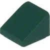 LEGO : 100x briques inclinées/boucles en vert foncé
