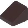 LEGO : 100x briques inclinées/briquettes marron foncé