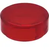 50x LEGO Carreau 1x1 rond, transparent-rouge
