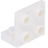 Angle LEGO : 25 équerres 1x2/2x2, 90°, blanc