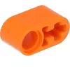 LEGO Technic : 50 Hebelarme 1x2, Pin- und Achsloch, Orange