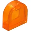 LEGO : 50 Fliesen, Größe 1x1 Noppen, abgerundet, transparentes Orange