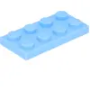 LEGO : 50 Plaques, Größe 2x4 Noppen in sehr hellem Blau