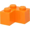 LEGO : 50 pièces pierre angulaire 2x2, orange