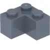 LEGO : 25 pièces pierre angulaire 2x2, gris foncé