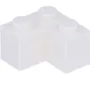 LEGO : 25 pièces pierre angulaire 2x2, blanc