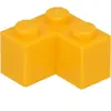 LEGO : 25 pièces pierre angulaire 2x2, orange clair