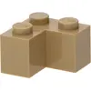 LEGO : 25 pièces pierre angulaire 2x2, beige foncé