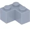 LEGO : 50 pièces pierre angulaire 2x2, gris clair