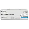 Canon C-EXV 55 - cyan - original - kit tambour