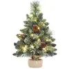 Yorbay Mini Sapin de Noël Artificiel, 40 cm Petit Sapin de Noël de Tab...