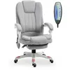 Fauteuil de Massage Vinsetto, Fauteuil de Bureau, Chaise de Jeu, Polye...