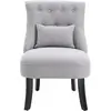 HOMCOM Fauteuil Relax, Fauteuil avec Coussin Lombaire, Fauteuil de Sal...