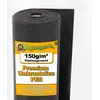 Aquagart 100 m² feutre de paillage anti-mauvaises herbes, film de paillage, toile de paillage, tissu de sol 150 g, 1 m de large, pes
