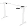 Svita - dobon structure de bureau électrique double moteur blanc