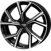 Jante Aluminium Platin 17 Pouces Noir Poli P 115