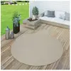 Tapis d'extérieur en polypropylène tissé à plat beige PACO HOME - Mode...