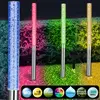 monzana Lot de 4 lampes solaires LED colorées - DEUBA - Lumière jardin...