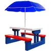Ensemble de jardin - DEUBA - Table et bancs pour enfant - Facile à ent...