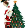 Merkloos / Sans marque Spielwerk® Calendrier de l'Avent réutilisable 'Père Noël' en bois 24 tiroirs à remplir individuel Noël décoration fêtes