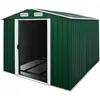 Deuba Abri de jardin en métal vert 14,65m³ Cabane remise rangement vél...
