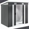 Deuba Abri de jardin métal 3,4m³ Cabane de jardin Rangement vélos outi...