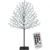 MONZANA® Arbre lumineux LED 220 cm Décoration lumineuse 220 LED blanc ...