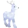 monzana Figurine lumineuse led en acrylique - décoration de Noël - Modèle au choix Cerf