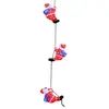 deuba Figurine lumineuse led en acrylique - décoration de Noël - Modèle au choix Trio de père-noël