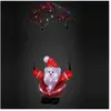 monzana Figurine lumineuse LED en acrylique Décoration de Noël Père no...