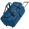 Monzana Sac De Voyage 85L Bleu à roulettes trolley sac de sport poigné...