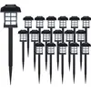 monzana Set de 18x lampes solaires LED Lumière pour jardin balon terrasse
