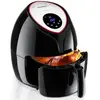 Deuba Friteuse sans huile 9en1 Friteuse électrique 6,5 l 1850W noir Avec température réglable Livre de recettes