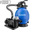 monzana Pompe filtre à sable 9.600l/h 450W 2en1 raccord 32-38mm métal ...