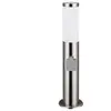 Lampadaire extérieur Dahlia 48 cm - Acier inoxydable - Argent - MONZAN...