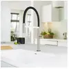 PREMIUM 300 Robinetterie de cuisine en acier inoxydable, bec avec flex...