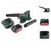 Metabo AG 18 Souffleur sans fil 18 V + 1x Batterie LiHD 5,5 Ah + Chargeur